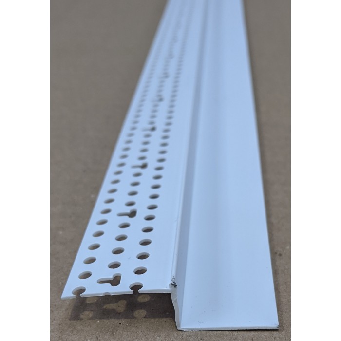 Trim Tex Mm X Mm White Pvc Shadow Feature Bead Profile M