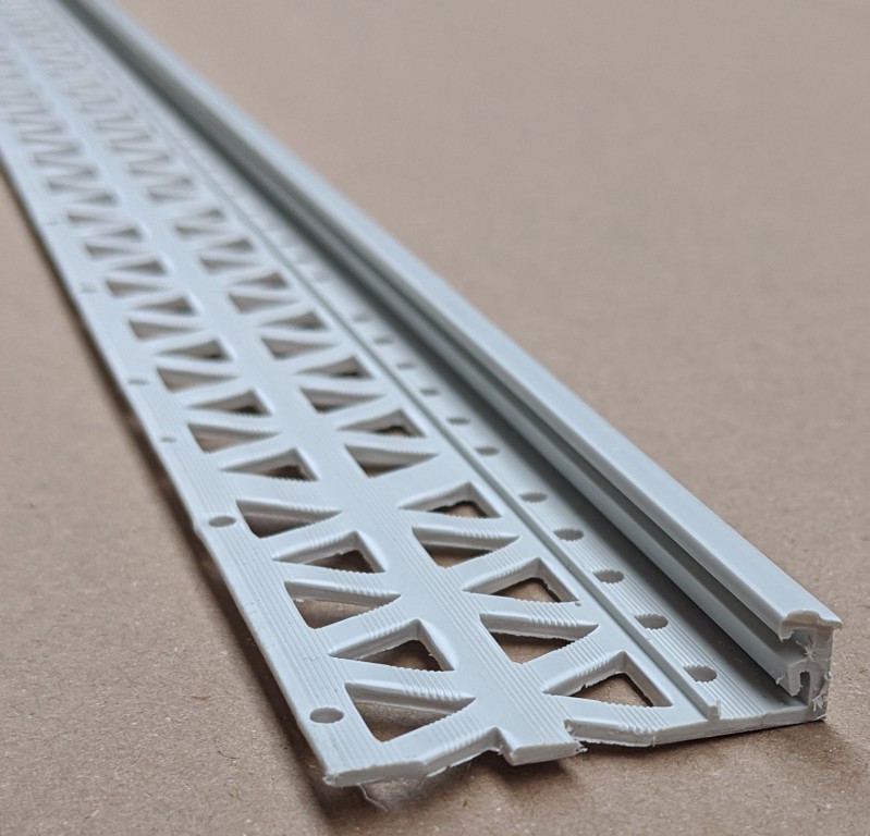 Light Grey Mm Render Depth Pvc Stop Bead Mm X M Length