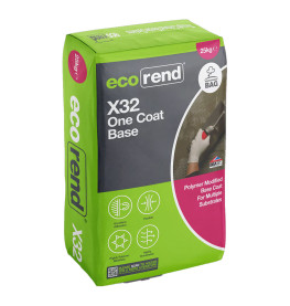 Ecorend X32 One Coat Base for Thin Coat Silicone Render 25kg Bag