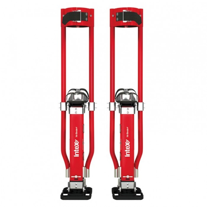  InteX Hi-Stride Double Pole Magnesium Plastering Stilts Large Size
