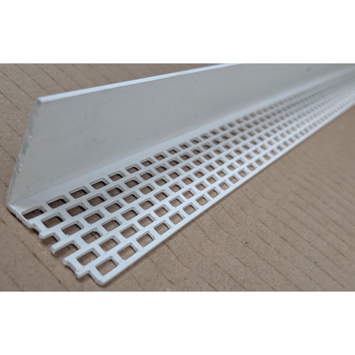 Wemico White PVC Ventilation Angle 30mm x 30mm x 2.5m 1 Length ...