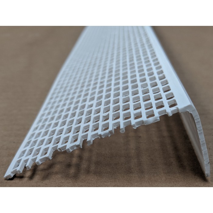 Wemico White PVC Ventilation Angle 30mm x 70mm x 2.5m 1 Length ...