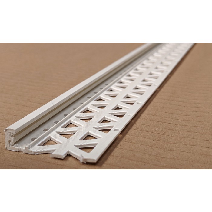 Wemico 10-12mm Render Depth Ivory PVC Stop Bead 3m 1 Length