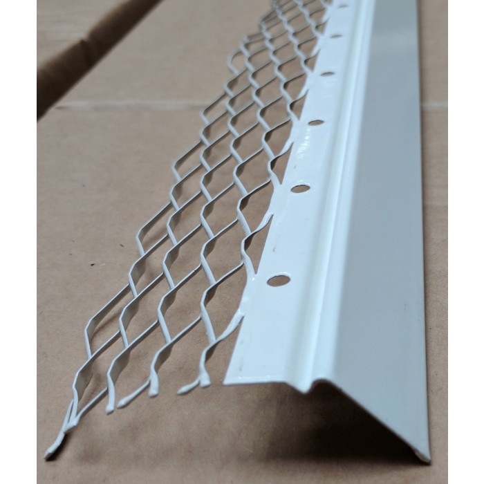 Wemico 20mm Render Bellcast Galvanised White Polyester Powder Coating ...