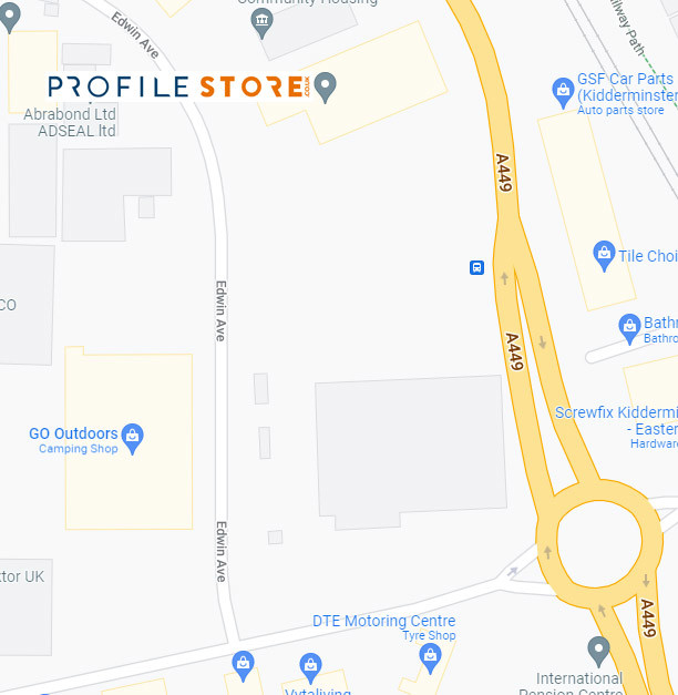 profilestore kidderminster google maps address